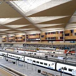 Järnvägsstationen i Vigo, Spanien. Screenshot/ treneando