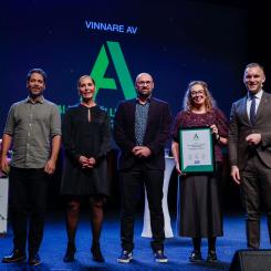 Utmärkelsen AI i samhällets tjänst delas ut för första gången under Kvalitetsmässan 2025. Foto: Svenska Mässan Gothia Towers