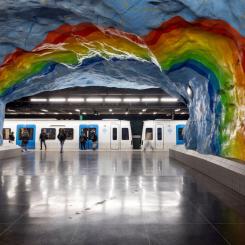 Alstom och SL ingår ett femårigt supportavtal för digitala system för tunnelbaneflottorna Movia C20 och C30. Foto: Alstom