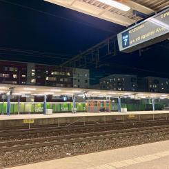 Älvsjö station november 2025. Foto: Stina Wickenberg