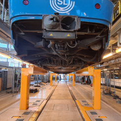 AWI Maskin AB startade 1983, för 40 år sedan, och under årets viktigaste mässa Elmia Nordic Rail vill de slå på stort och fira företagets framgångar. Foto: AWI Maskin AB