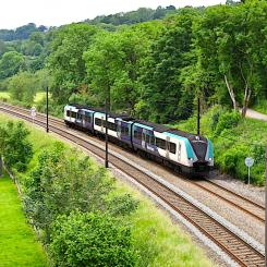 Siemens brittiska batteritåg förväntas spara 3,5 miljarder pund och göra dieseltåg till historia. Foto: Siemens Mobility
