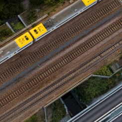 Sveriges nya signalsystem ERTMS installeras mellan Borlänge och Malung. Foto: Trafikverket