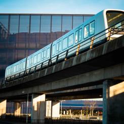 Köpenhamns förarlösa metro. Foto: Hitachi Rail