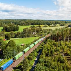 Förbättrat organiskt rörelseresultat i andra kvartalet. Foto: Green Cargo
