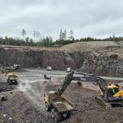 Arbetet med tunneldrivningen kommer att pågå i flera år. Foto: Trafikverket