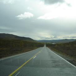 Riksväg 21 i finska Lappland. Foto: Wikimedia Commons
