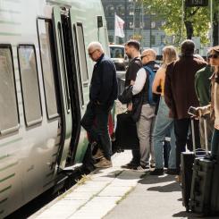 Bokningarna är upp 6 procent jämfört med förra påsken. Foto: VR Snabbtåg