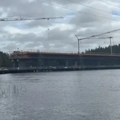 Bladsjön vid Tibons nordöstra spets i Askersunds kommun. Foto: Trafikverket