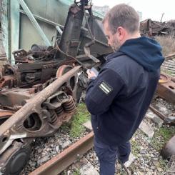 Rysslands angreppskrig har kraftigt påverkat Ukrainas transportinfrastruktur, och järnvägen har varit en central del i landets motstånd och återuppbyggnad. Foto: Screenshot: Telegram, Zalizni.