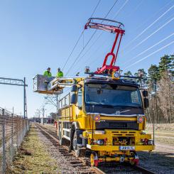 Tvåvägsfordon. Foto: Goldschmidt
