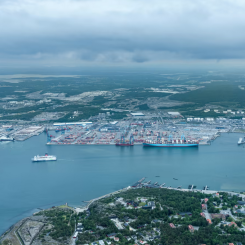 Årets tredje kvartal är det åttonde i rad där Göteborgs hamn har tillväxt i containersegmentet. Bild: Göteborgs Hamn