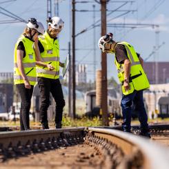 Under kvartalet har bolaget vunnit ytterligare uppdrag kopplade till Norrbotniabanan i norra Sverige. Ett kontraktsvärde om cirka 55 MEUR. Foto: GRK