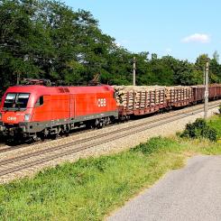 Österrikiskt godståg på väg. Det är tydligt att medan den globala godsvagnsmarknaden visar en positiv tillväxt, står Europa inför betydande utmaningar som kräver strategiska åtgärder för att säkerställa framtida konkurrenskraft och hållbar utveckling inom branschen. Foto: Wikipedia Common, Kredit: ÖBB399,