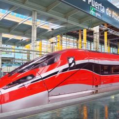 Med dessa "röda pilar" blir det snabba ryck genom det stövelliknande landet Foto: Hitachi