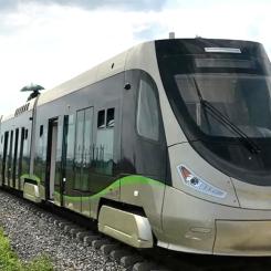 Ballard Power Systems, som försett vagnarna med bränsleceller och samarbetade med den kinesiska statliga tillverkaren CRRC Qingdao Sifang, har meddelat att de planerar att övergå till grön vätgas så snart priserna tillåter. Men än så länge är det oklart när detta kan ske.  Foto: Ballard Power Systems