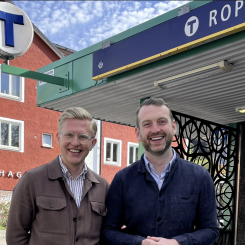 Anton Fendert och Jakop Dalunde, foto: Miljöpartiet
