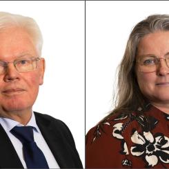 Jan Owe-Larsson och Annsofi Ramevik, Region Östergötland. Foto: Mälardalsrådet