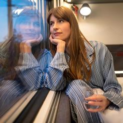 I lugn och ro genom Centraleuropa. Det finns även enkelkabiner för ensamresenärer i nya Nightjet. Foto: ÖBB, kredit: Harald Eisenberger