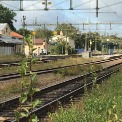 Laxå är en gammal järnvägsknutpunkt vars station och bangård nu ska rustas upp. Foto: Trafikverket