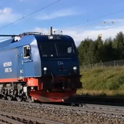 Malmbanan är en livsnerv för malmtrafiken i Norrbotten. Foto: Trafikverket