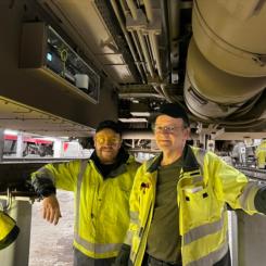 Den nyutvecklad sensorboxen ska ge säkrare drift och har nu installerats på alla SJs tågsätt av Typ 93. Foto: Mantena