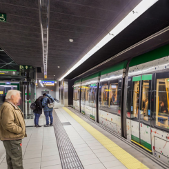 Malagaborna får vänta till nästa år på sin metrolinje in till Malaga Centrum. Foto: Metro de Malaga