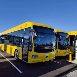 Nobinas bussar i Åbo-området i Finland. Foto: Nobina Finland