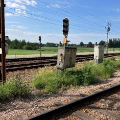 Jularbo bangård innan ombyggnad. Foto: Norconsult