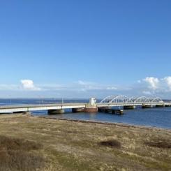 Banedanmark genomför ett stort förnyelse- och underhållsprojekt på Oddesundsbron. Foto: Banedanmark