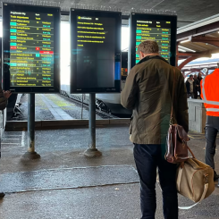 På grund av arbeten med Olskroken planskildhet påverkas tågtrafiken på flera sträckor runt Göteborg. Foto: Trafik Göteborg
