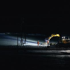 Ordervärdet uppgår till 326 miljoner kronor och omfattar bland annat järnvägsbank, broar och teknisk infrastruktur. Foto: Nyab
