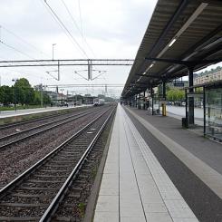 Örebro centralstations spår. Foto: Wikimedia Commons