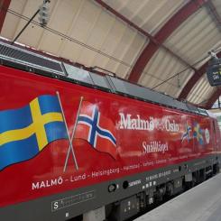 Snälltåget på Malmö Central Foto: Snälltåget