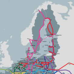 Nu tillkommer sträckningen Oslo-Stockholm i nya TEN-T. Bild: Oslo-STHLM 2.55