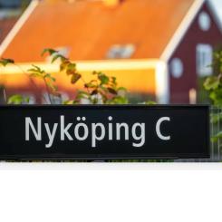 Arbetsområdet sträcker sig från Nyköpingsån i öst och vidare västerut. Foto: Trafikverket