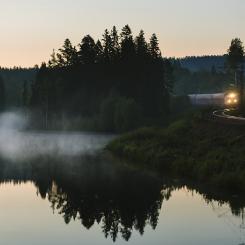 Hastighetshöjande åtgärder på järnväg i Sollefteå. Foto: Matilda Holmqvist, Johnerbildbyrå