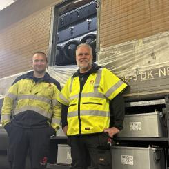 Mads Skoland, COO, TM Togdrift AS och Johan Dahlin, projektledare på Railcare. Foto: Railcare