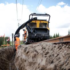 Rekordnivåer av järnvägsinvesteringar ses som en viktig möjlighet för framtiden, enligt vd Mattias Remahl. Foto: Railcare