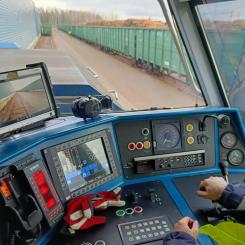Förarmiljö. Foto: Railway Metrics and Dynamics