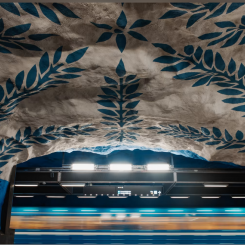 Ramirent är en del i projektet att förlänga tunnelbanan mellan T-centralen och Nacka. Foto: Ramirent