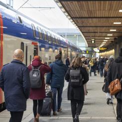 Den utökade tågtrafiken mellan Stockholm och Uppsala har lett till ett rekordhögt resande med Mälartåg. Foto: Niklas Björling