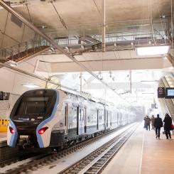 Passagerarna kan räkna med hög komfortnivå i RER NG. Foto: SNCF, Kredit: Giullaume Blanchon