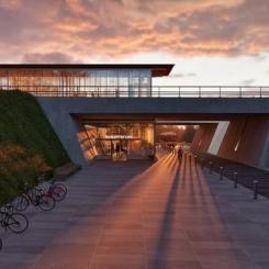 Robertsfors regionaltågstation Grafik: Trafikverket