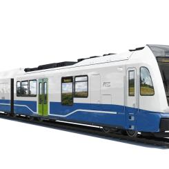 Stadlers nya smalspårståg med vätgasdrift kommer att trafikera linjen mellan Paternò och Randazzo, som går genom Etnas nationalpark på Sicilien. Foto: Stadler