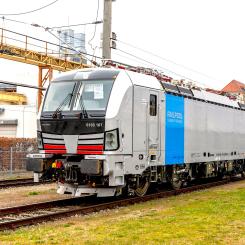 Siemens Mobility framhäver att de nya lokomotiven från Railpool levererar en effekt på 6,4 megawatt och kan nå hastigheter upp till 230 km/h. Foto: Siemens Mobility