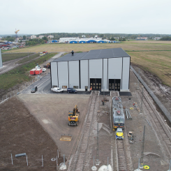 Lokverkstaden i Hallsberg. Foto: Siemens