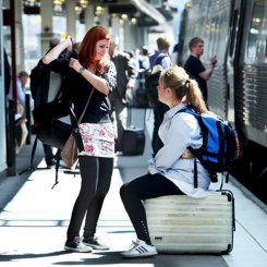 I årets förtroendemätning går SJ från sjunde till en tionde plats. Foto: SJ