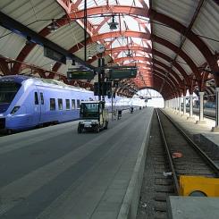 Skånetrafikens tåg vid Malmö central. Foto: Wikimedia Commons