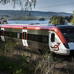 Infranord  tar basunderhåll på Bergslagspendeln och Dalabanan. Bergslagspendeln. Foto: Region Västmanland